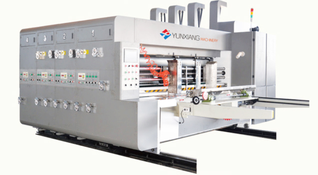 1200型中速水墨印刷開槽模切機